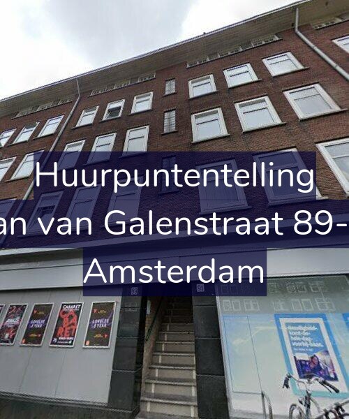 Foto gevel Huurpuntentelling voor Jan van Galenstraat 89-1, Amsterdam