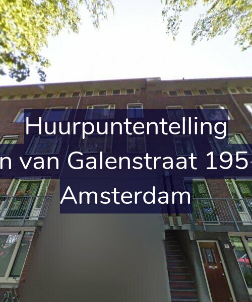 Foto gevel Huurpuntentelling voor Jan van Galenstraat 195-2, Amsterdam