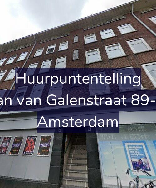 Foto gevel Huurpuntentelling voor Jan van Galenstraat 89-4, Amsterdam