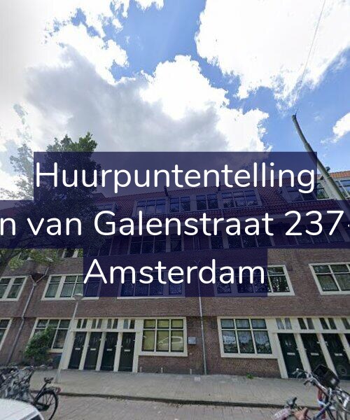 Foto gevel Huurpuntentelling voor Jan van Galenstraat 237-1, Amsterdam