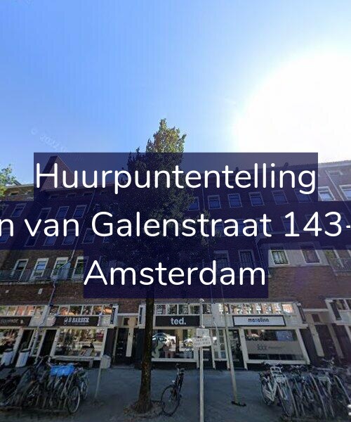 Foto gevel Huurpuntentelling voor Jan van Galenstraat 143-H, Amsterdam