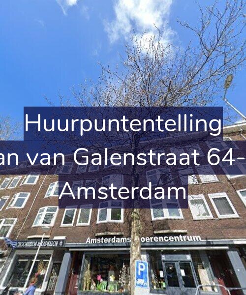 Foto gevel Huurpuntentelling voor Jan van Galenstraat 64-2, Amsterdam