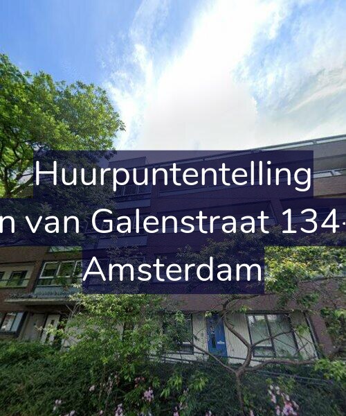 Foto gevel Huurpuntentelling voor Jan van Galenstraat 134-C, Amsterdam