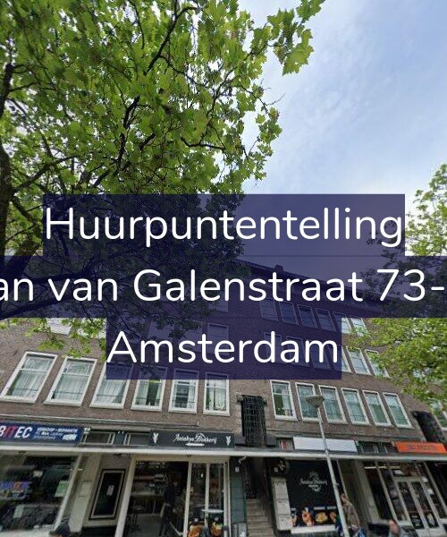 Foto gevel Huurpuntentelling voor Jan van Galenstraat 73-3, Amsterdam