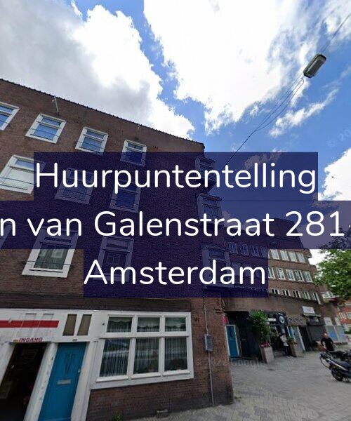 Foto gevel Huurpuntentelling voor Jan van Galenstraat 281-3, Amsterdam