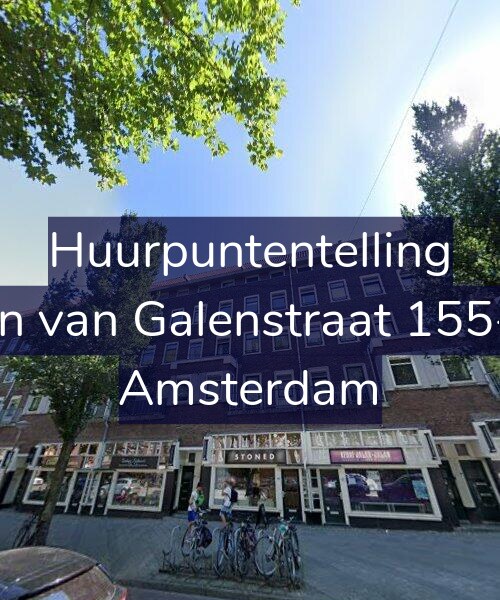 Foto gevel Huurpuntentelling voor Jan van Galenstraat 155-1, Amsterdam