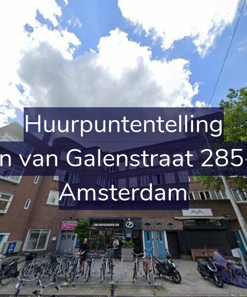 Foto gevel Huurpuntentelling voor Jan van Galenstraat 285-3, Amsterdam