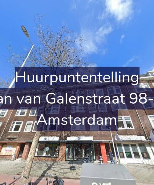 Foto gevel Huurpuntentelling voor Jan van Galenstraat 98-1, Amsterdam