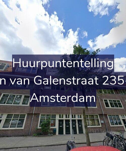 Foto gevel Huurpuntentelling voor Jan van Galenstraat 235-3, Amsterdam