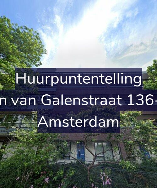 Foto gevel Huurpuntentelling voor Jan van Galenstraat 136-G, Amsterdam