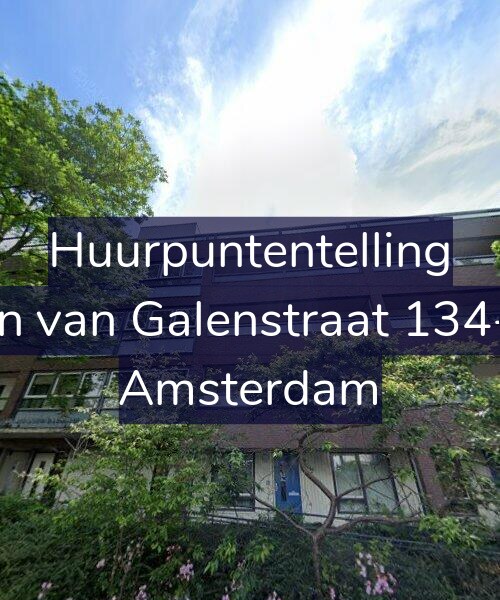 Foto gevel Huurpuntentelling voor Jan van Galenstraat 134-B, Amsterdam