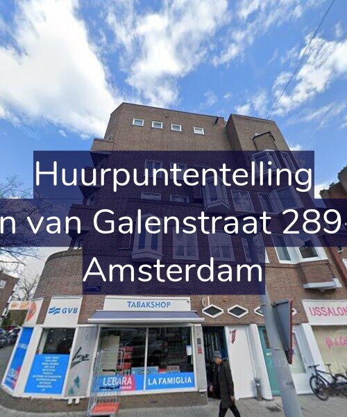 Foto gevel Huurpuntentelling voor Jan van Galenstraat 289-3, Amsterdam