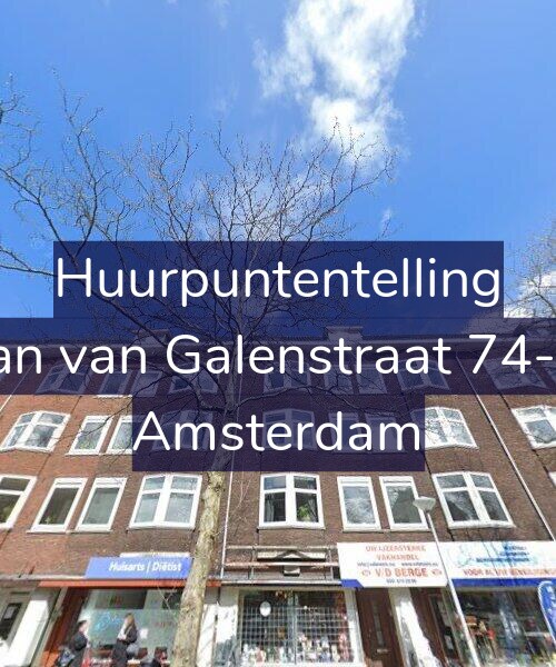 Foto gevel Huurpuntentelling voor Jan van Galenstraat 74-3, Amsterdam