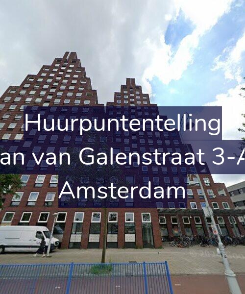 Foto gevel Huurpuntentelling voor Jan van Galenstraat 3-A, Amsterdam