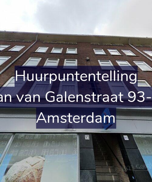 Foto gevel Huurpuntentelling voor Jan van Galenstraat 93-2, Amsterdam