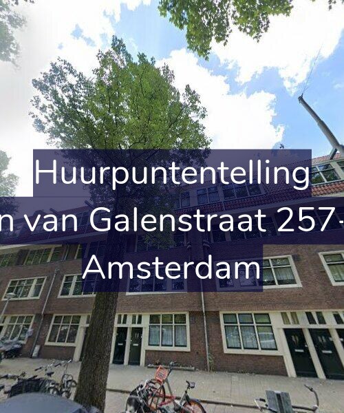 Foto gevel Huurpuntentelling voor Jan van Galenstraat 257-H, Amsterdam