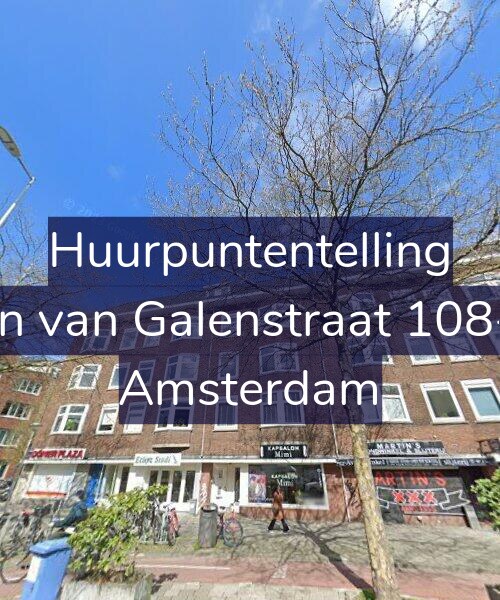 Foto gevel Huurpuntentelling voor Jan van Galenstraat 108-1, Amsterdam