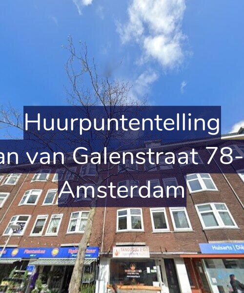 Foto gevel Huurpuntentelling voor Jan van Galenstraat 78-3, Amsterdam