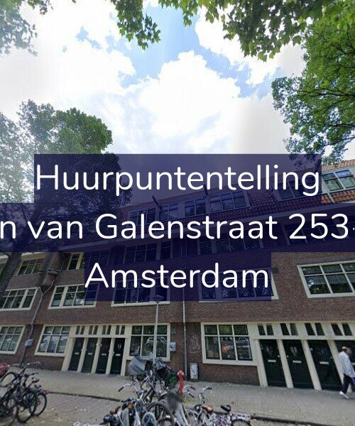Foto gevel Huurpuntentelling voor Jan van Galenstraat 253-1, Amsterdam