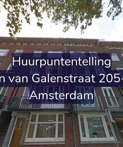 Foto gevel Huurpuntentelling voor Jan van Galenstraat 205-H, Amsterdam