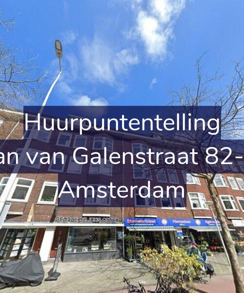 Foto gevel Huurpuntentelling voor Jan van Galenstraat 82-1, Amsterdam