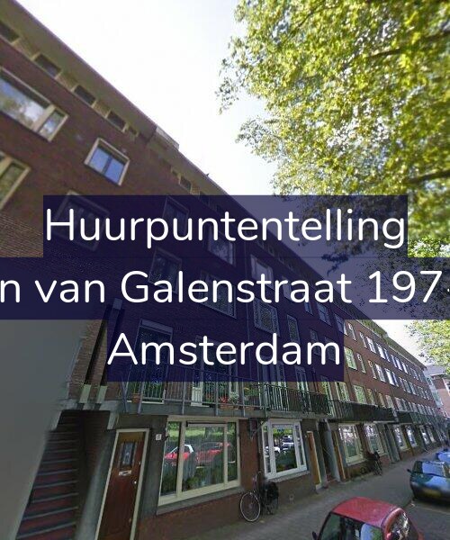 Foto gevel Huurpuntentelling voor Jan van Galenstraat 197-3, Amsterdam