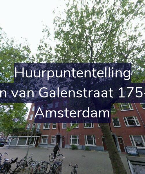 Foto gevel Huurpuntentelling voor Jan van Galenstraat 175-2, Amsterdam