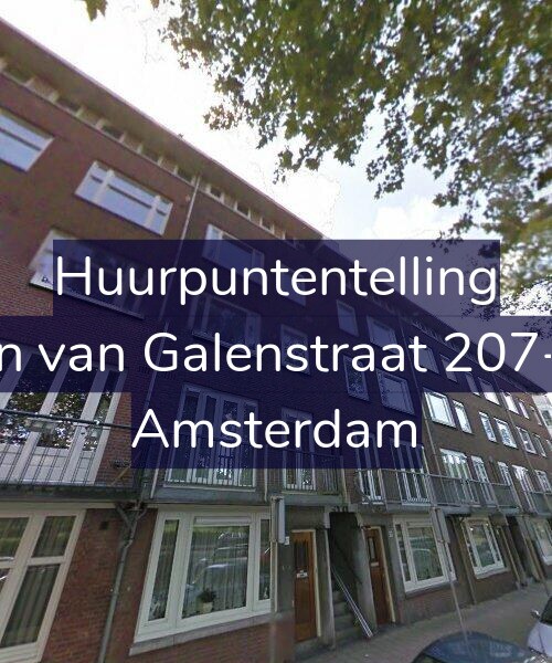 Foto gevel Huurpuntentelling voor Jan van Galenstraat 207-H, Amsterdam