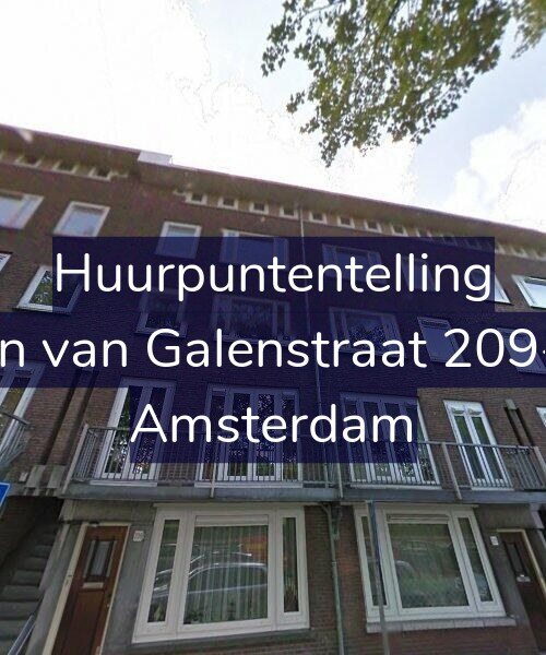 Foto gevel Huurpuntentelling voor Jan van Galenstraat 209-2, Amsterdam