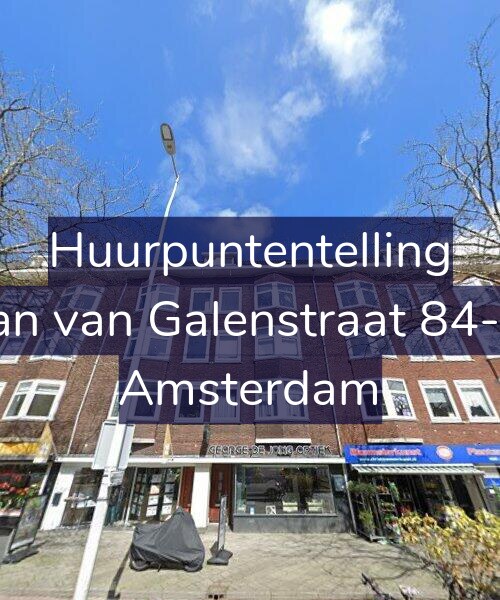 Foto gevel Huurpuntentelling voor Jan van Galenstraat 84-1, Amsterdam