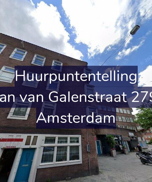 Foto gevel Huurpuntentelling voor Jan van Galenstraat 279, Amsterdam