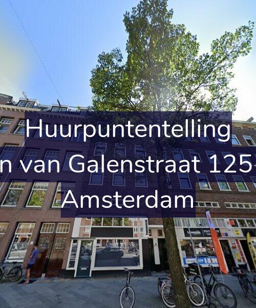 Foto gevel Huurpuntentelling voor Jan van Galenstraat 125-1, Amsterdam