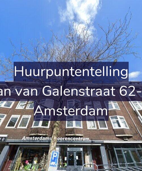 Foto gevel Huurpuntentelling voor Jan van Galenstraat 62-2, Amsterdam