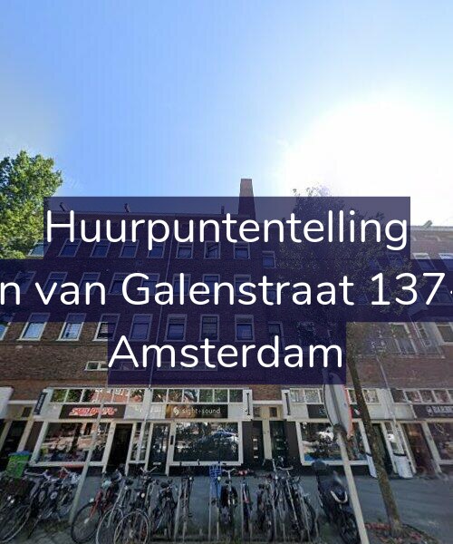Foto gevel Huurpuntentelling voor Jan van Galenstraat 137-2, Amsterdam