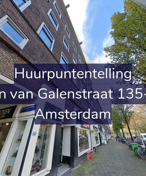 Foto gevel Huurpuntentelling voor Jan van Galenstraat 135-H, Amsterdam