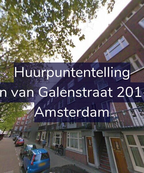 Foto gevel Huurpuntentelling voor Jan van Galenstraat 201-4, Amsterdam