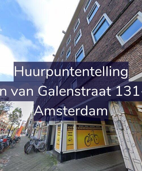 Foto gevel Huurpuntentelling voor Jan van Galenstraat 131-3, Amsterdam