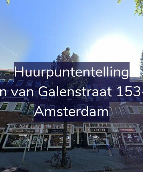 Foto gevel Huurpuntentelling voor Jan van Galenstraat 153-1, Amsterdam