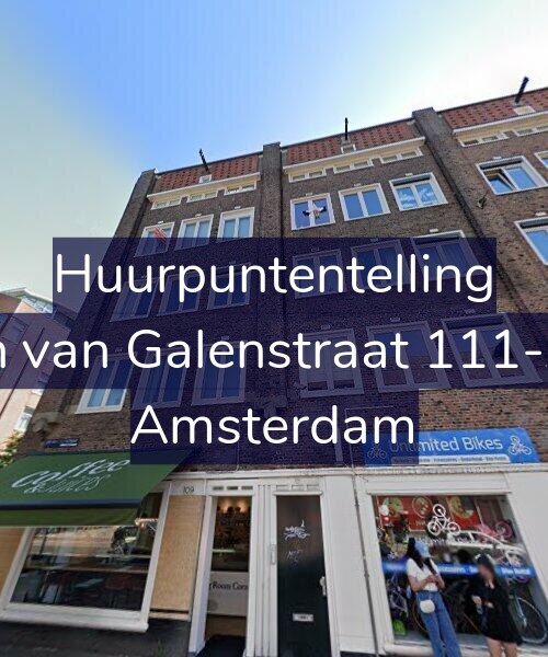 Foto gevel Huurpuntentelling voor Jan van Galenstraat 111-A1, Amsterdam