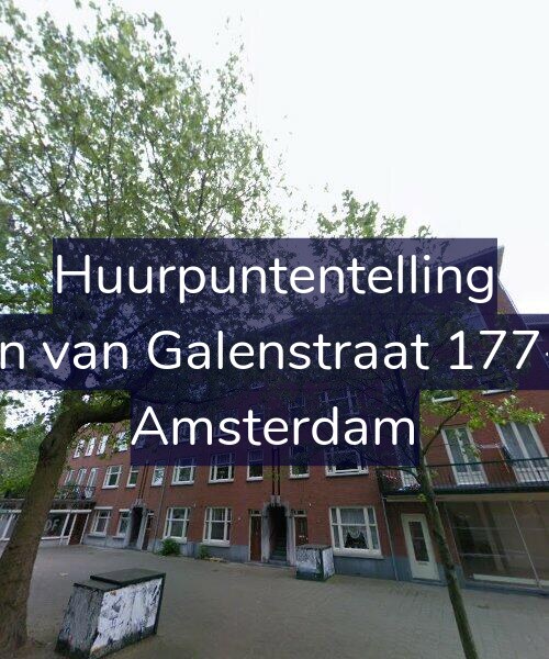 Foto gevel Huurpuntentelling voor Jan van Galenstraat 177-2, Amsterdam