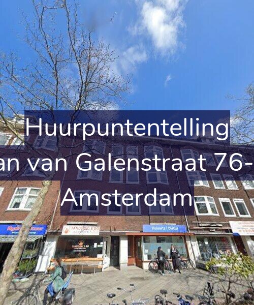 Foto gevel Huurpuntentelling voor Jan van Galenstraat 76-1, Amsterdam