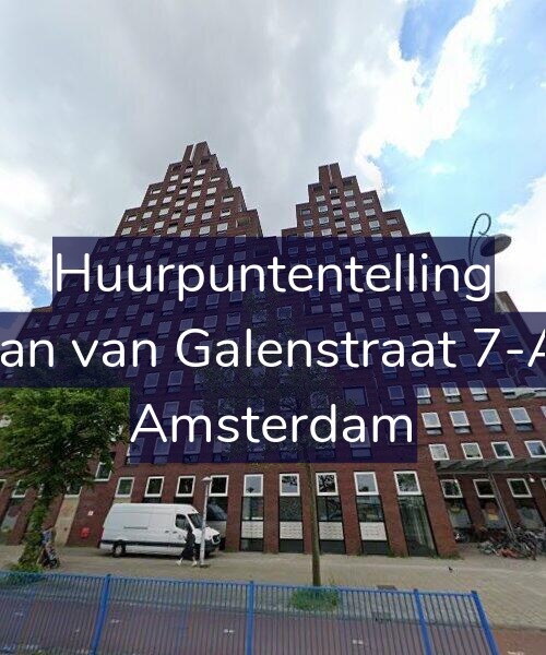 Foto gevel Huurpuntentelling voor Jan van Galenstraat 7-A, Amsterdam