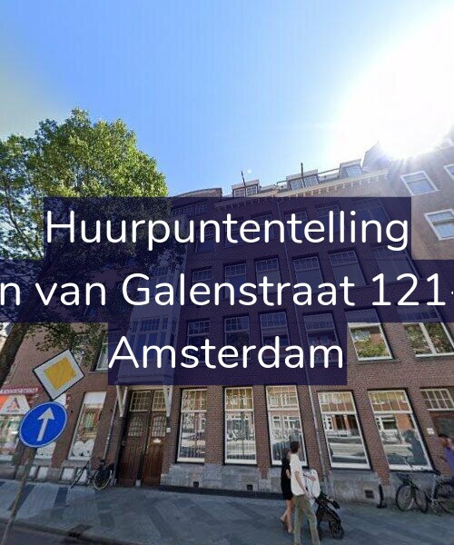 Foto gevel Huurpuntentelling voor Jan van Galenstraat 121-2, Amsterdam
