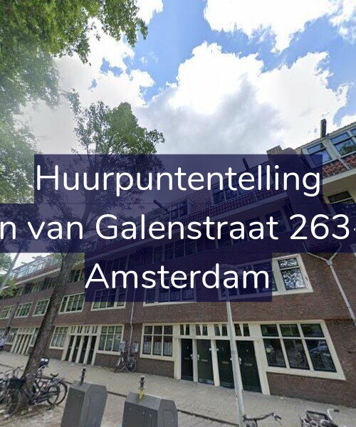 Foto gevel Huurpuntentelling voor Jan van Galenstraat 263-3, Amsterdam