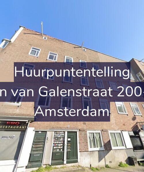Foto gevel Huurpuntentelling voor Jan van Galenstraat 200-2, Amsterdam