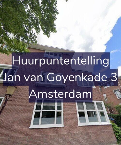 Foto gevel Huurpuntentelling voor Jan van Goyenkade 3, Amsterdam