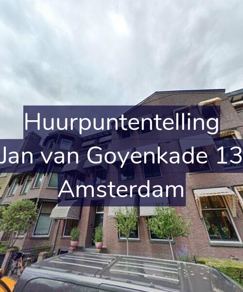 Foto gevel Huurpuntentelling voor Jan van Goyenkade 13, Amsterdam