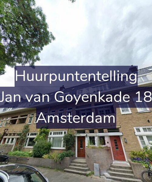 Foto gevel Huurpuntentelling voor Jan van Goyenkade 18, Amsterdam