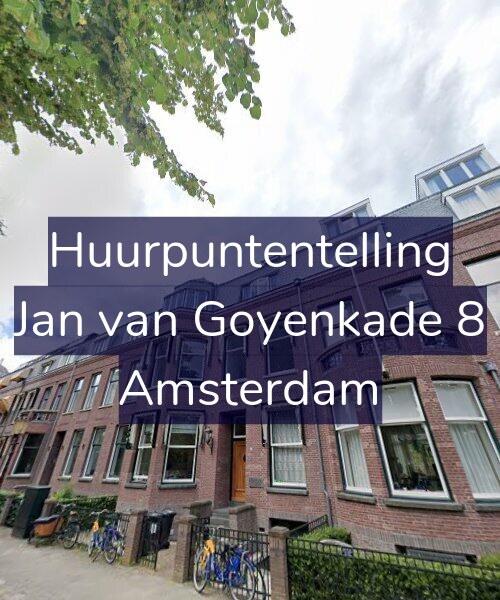 Foto gevel Huurpuntentelling voor Jan van Goyenkade 8, Amsterdam