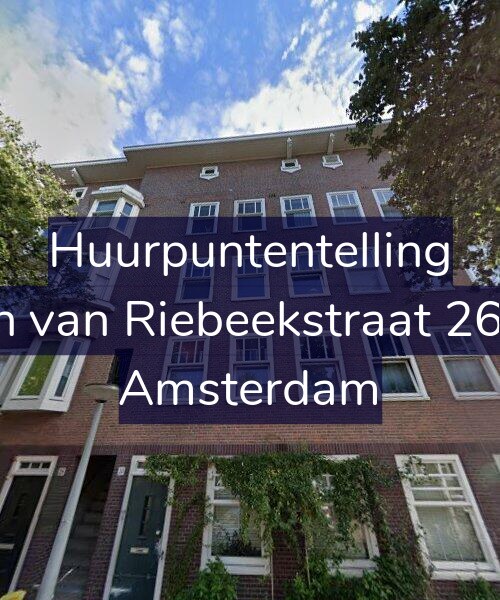 Foto gevel Huurpuntentelling voor Jan van Riebeekstraat 26-2, Amsterdam